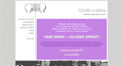 Desktop Screenshot of clovekamedia.cz
